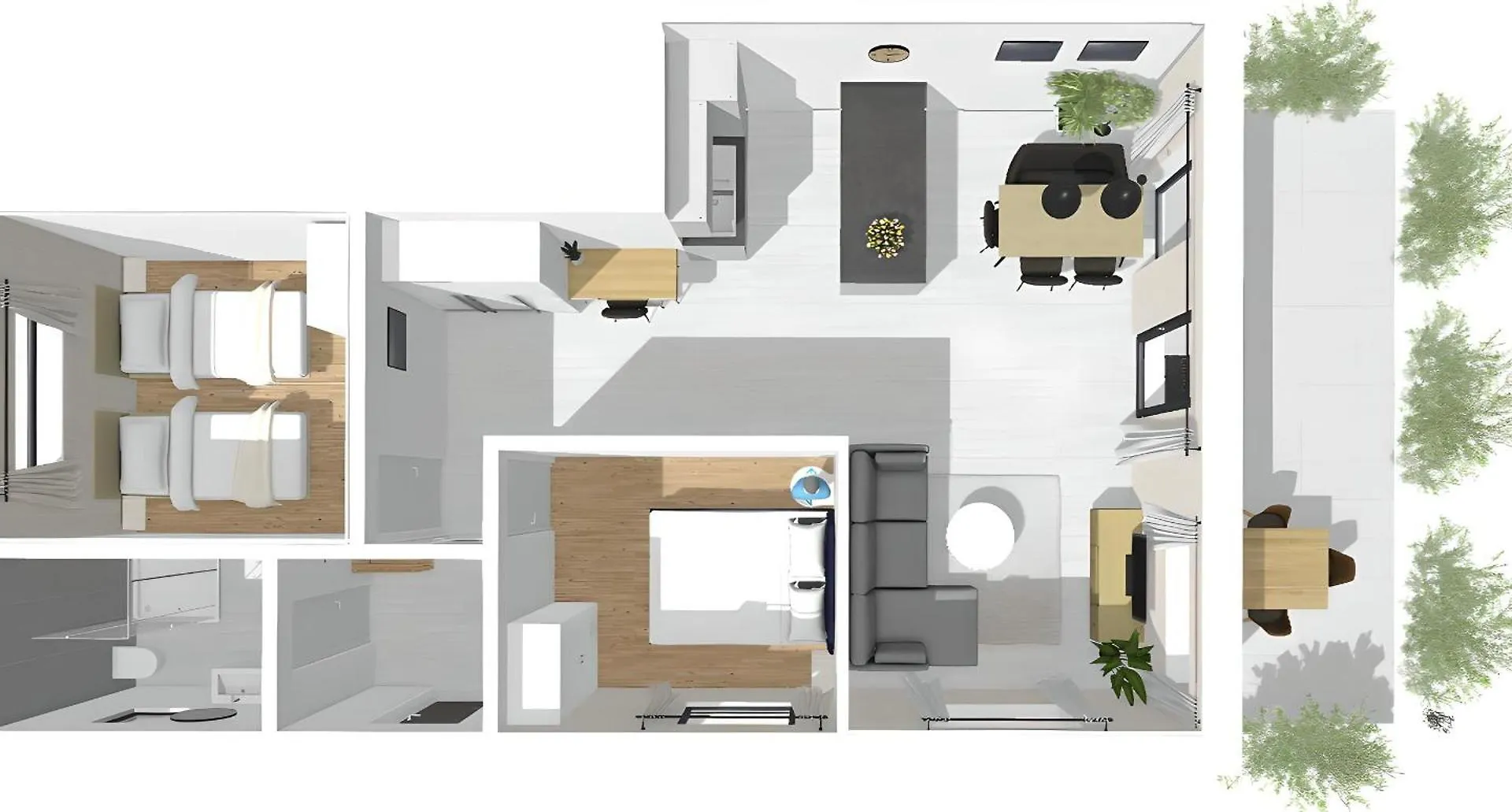 Waldblick - Neubau - Self-Check-In - Kein Verkehr - Am Wald - Parkplaetze Vor Tuer - Apartment Or Double Room Innsbruck